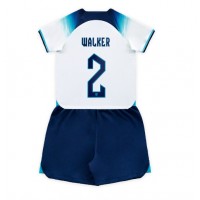 Engleska Kyle Walker #2 Domaci Dres za djecu SP 2022 Kratak Rukav (+ Kratke hlače)